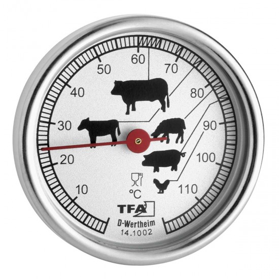 Термометар за роштиљ месо убодни аналогни 0+120°C